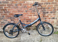 Raleigh EVO 7 SP Folding Bike Grey Bicycle 20" Wheels