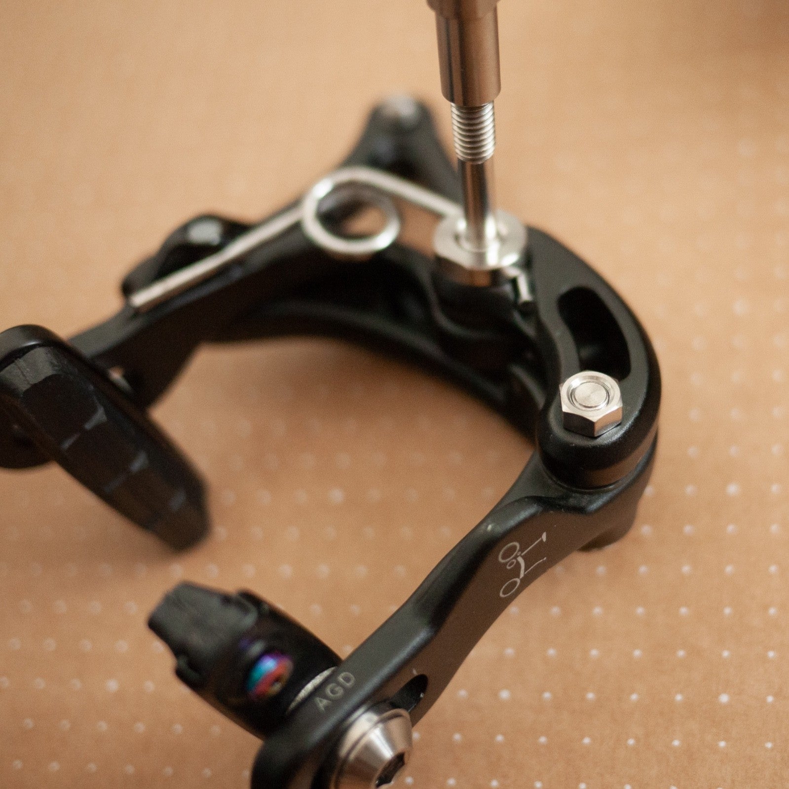 Brompton Brake Callipers Titanium Bolts Chris King Ti Seatpost Stopper