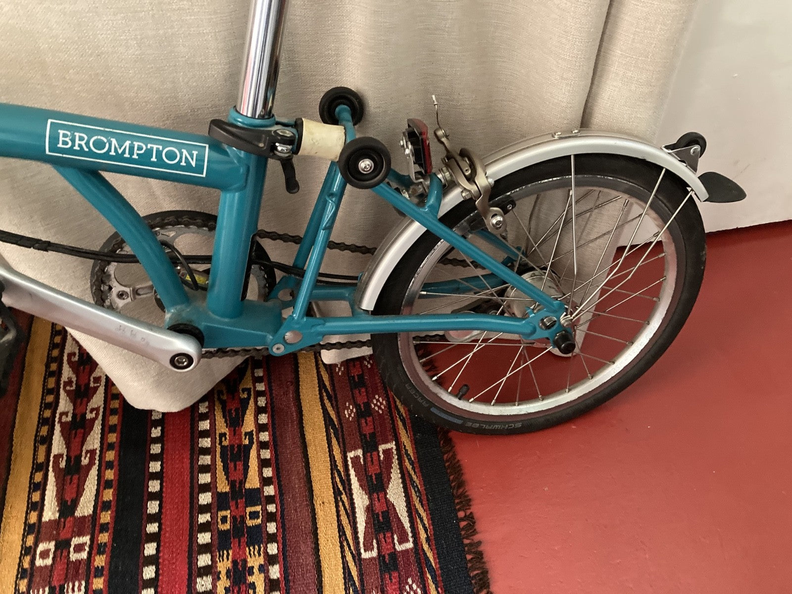 Brompton B75 16" Folding Bike with e-conversion kit from Nano