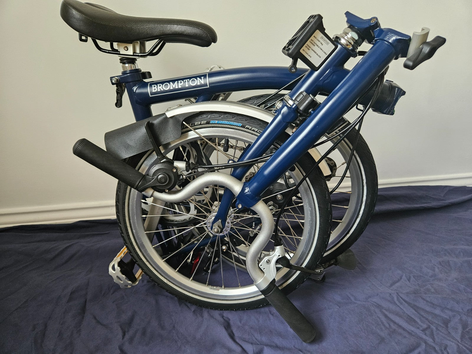 Brompton M3L - 3 Speed - C Line - Mid- Tempest Blue