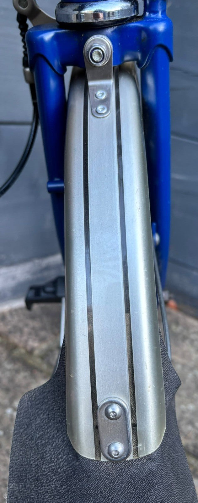 Brompton M6L C Line 6 Speed Folding Bicycle in Cobalt Blue Excellent Condition