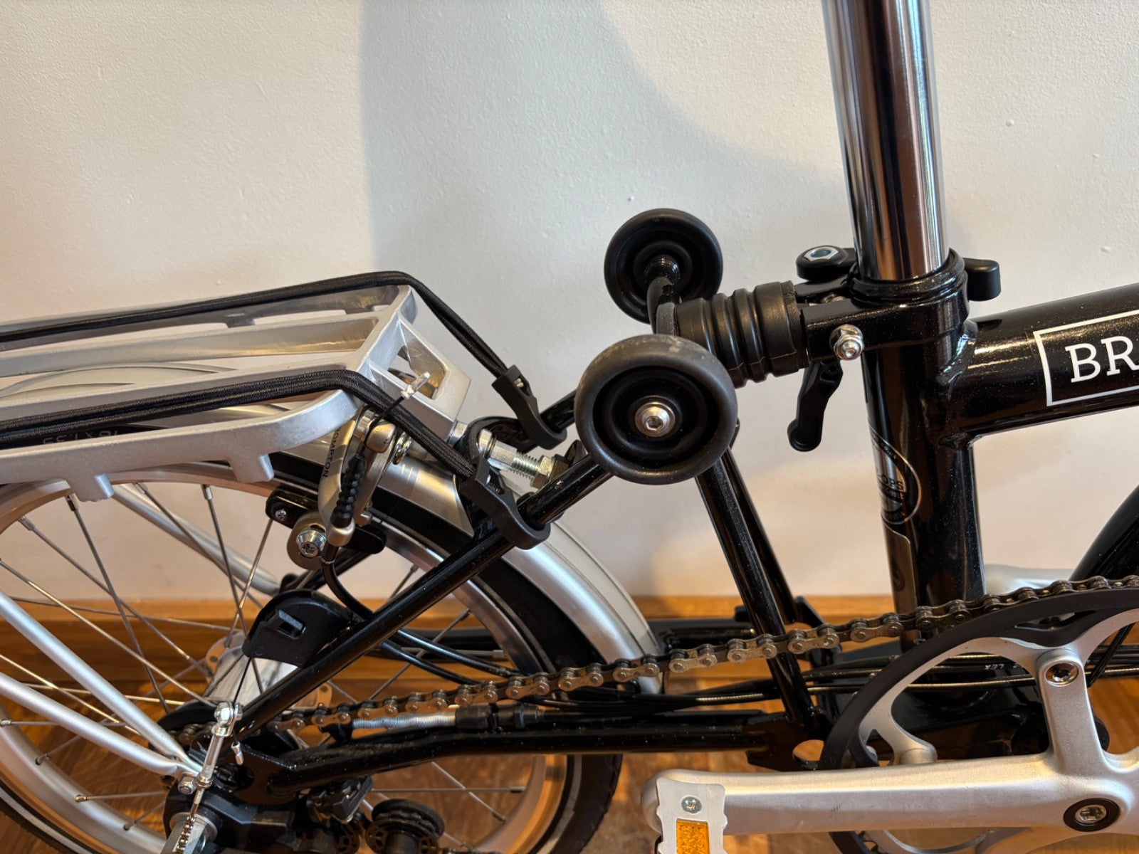 brompton folding bike H6R 6 speed, black