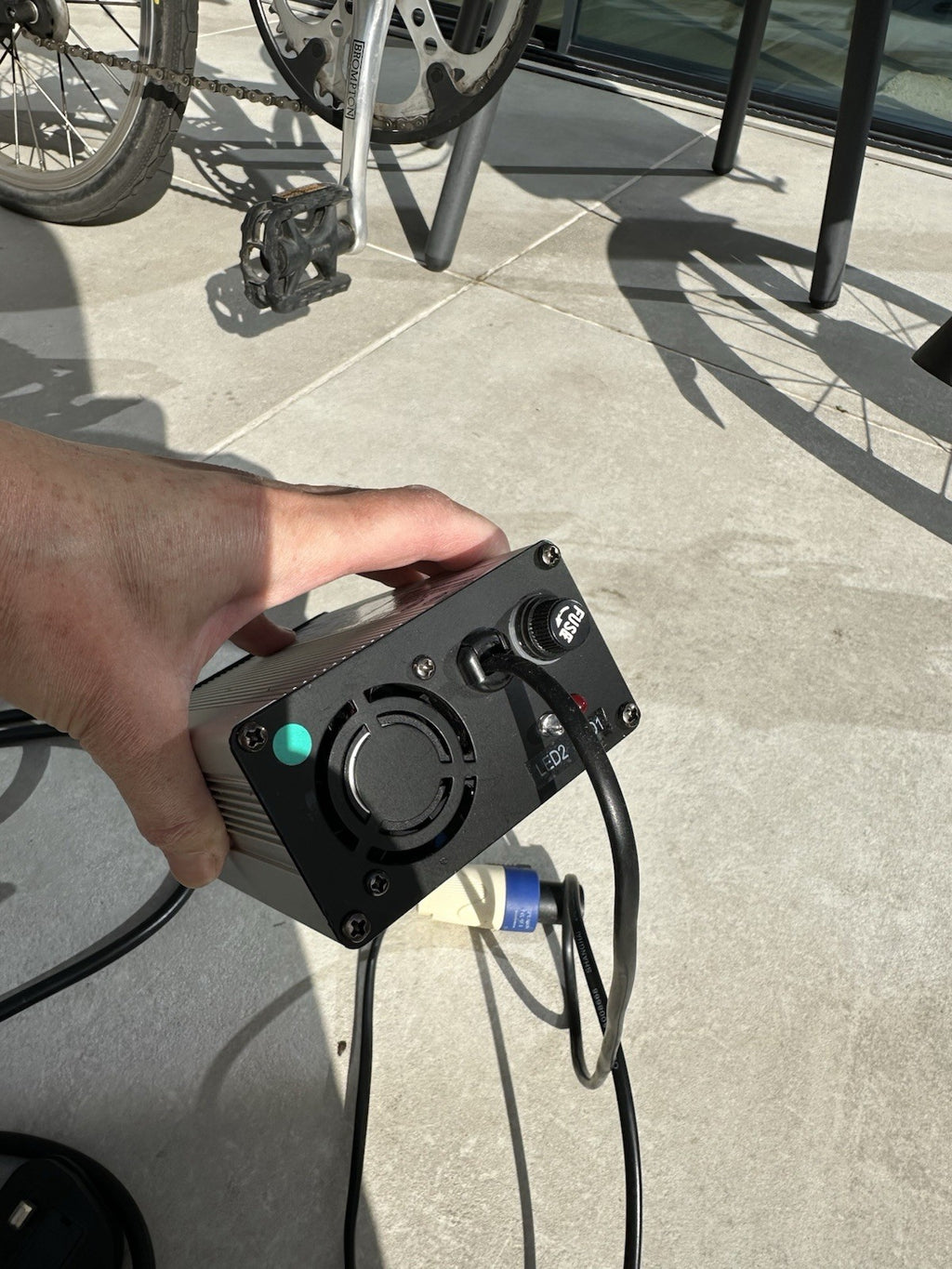 Brompton Folding Bike with Nano Conversion Kit. Includes black Carry Bag.