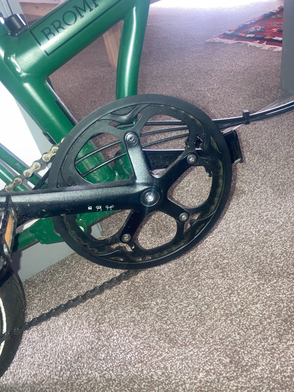 Brompton 2024 Brompton C Line M6L Black Edition Folding Bike - Racing Green