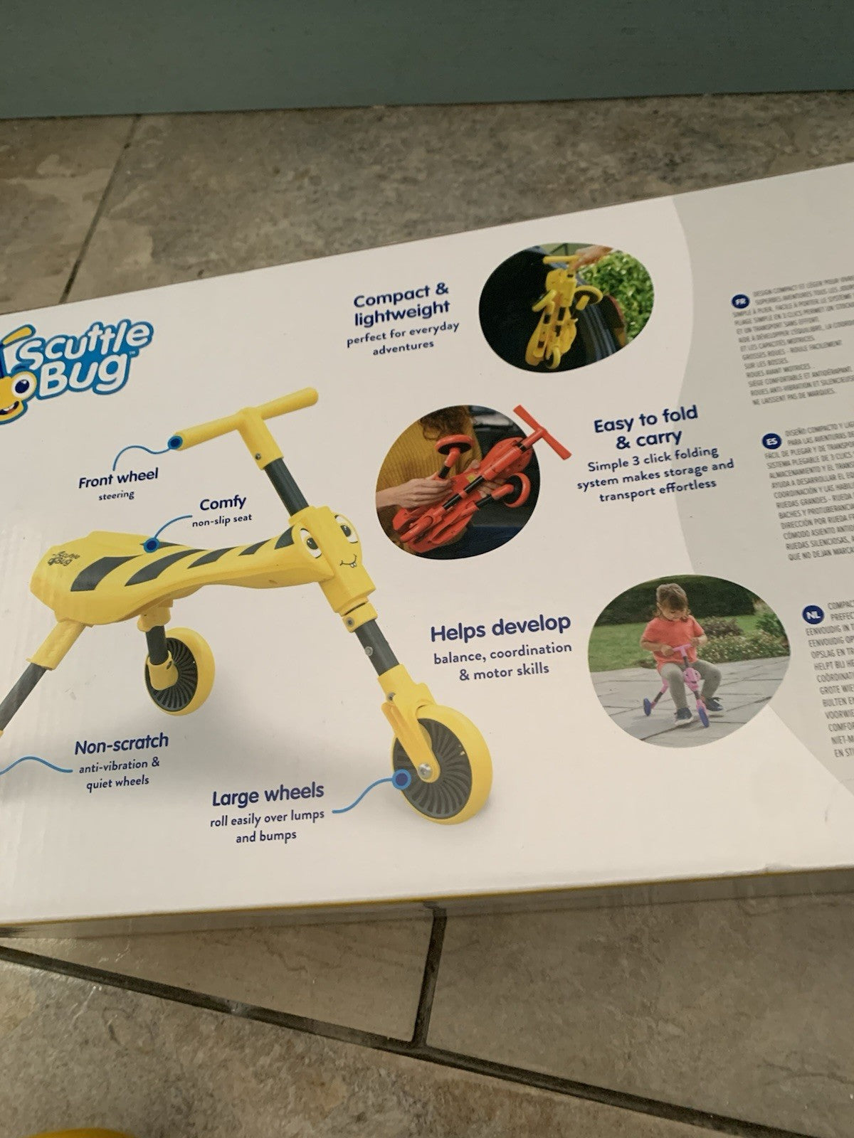 Bumble The Scuttle Bug 3 Wheel Bike Age 1+ Only Used A Month See Description