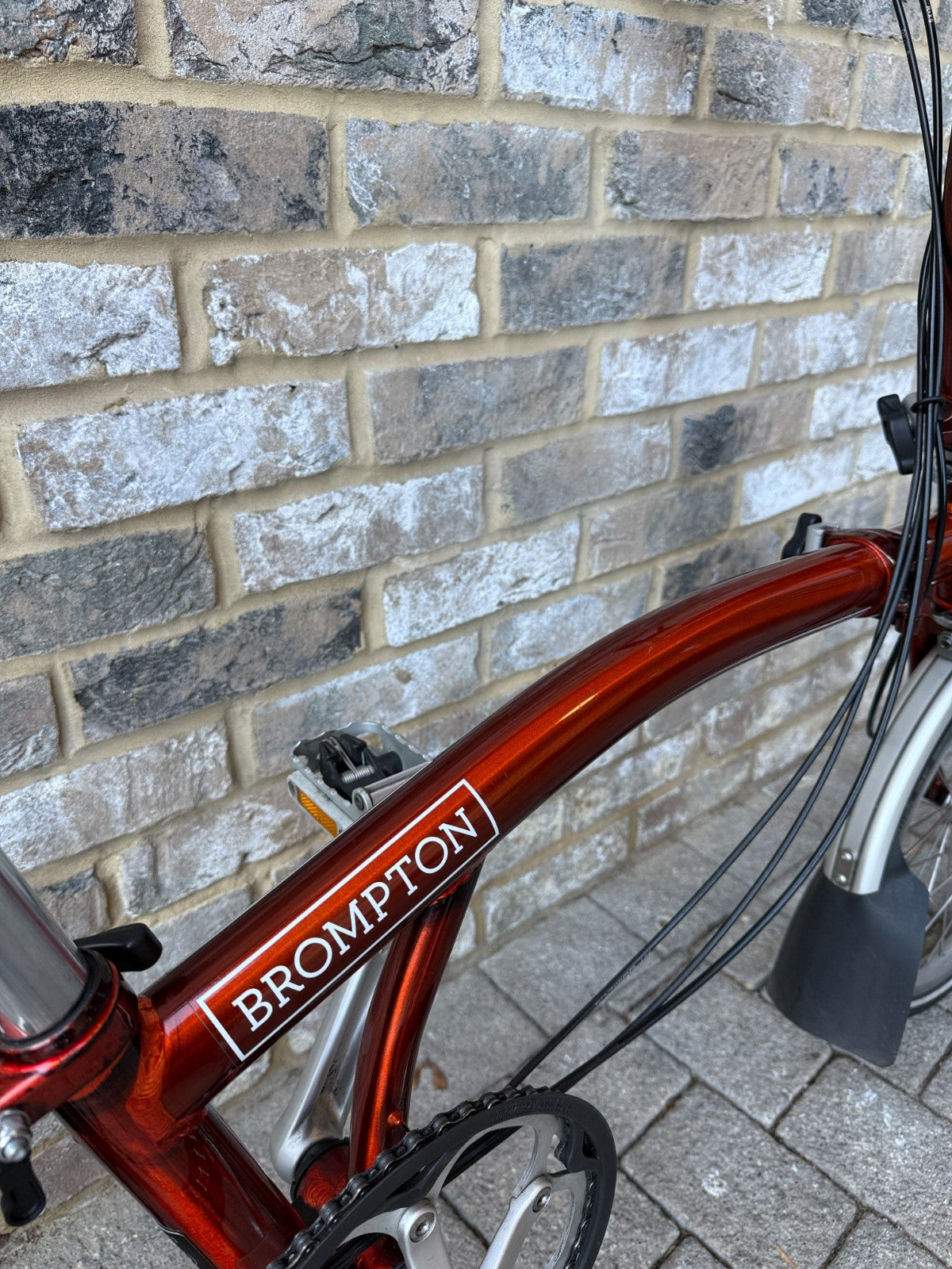 Brompton Flame Lacquer (Full) S6L - C Line 6 Speed Low - RARE - WORLDWIDE SHIP