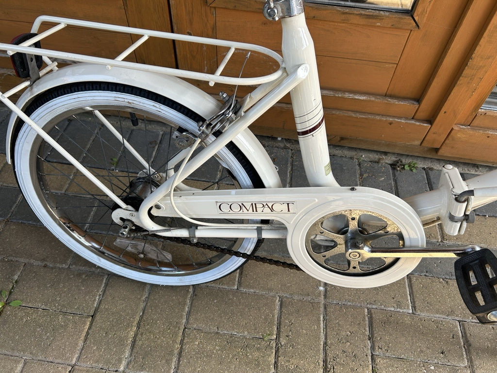 Retro Classic 1987 Raleigh Compact Folding Shopper Bike 20” Wheel