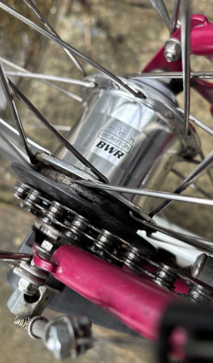 Brompton M6L in Berry Crush Folding bike C Line Equivalent - Leisure Use Only