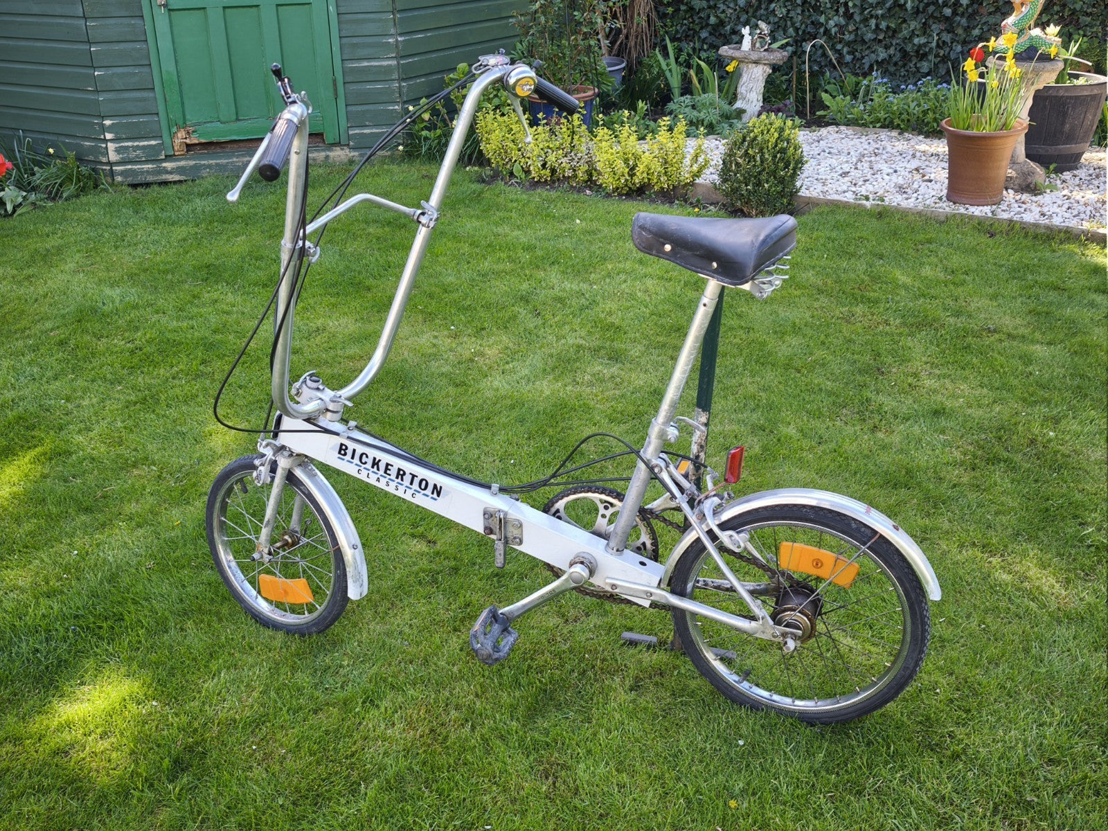 Vintage Bickerton Classic Folding Bike excellent original condition & Carry Bag
