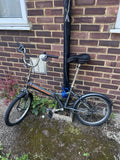 Challenge Holborn Folding Bike 20 in Grey/Orange BMX Bars V-Brakes Mudguards
