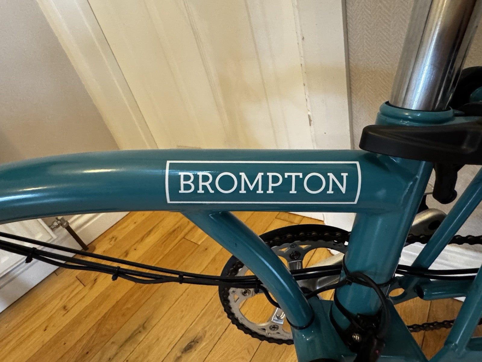 Brompton B75 Folding Bike  Fitted With Swytch GO+ Electric Conversion Kit Used