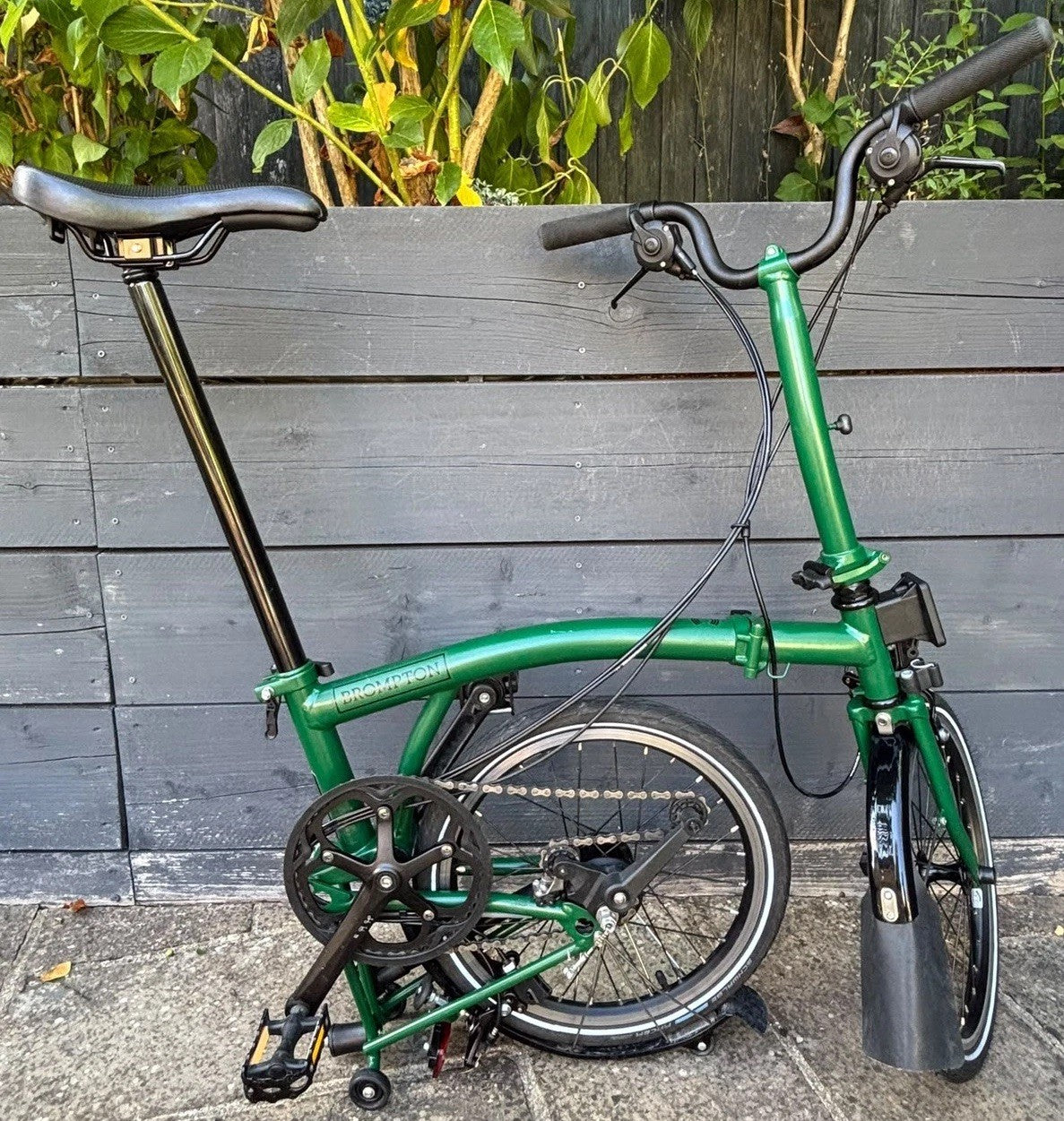 2023 Brompton C Line M6L Black Edition Folding Bicycle 6 Speed - Used Condition