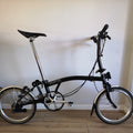 Brompton C Line Explore 6-Speed Matte Black Low Handlebar Folding Bicycle
