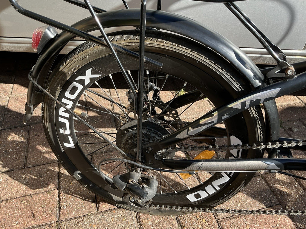 Genio Lenox 1.0 Folding Bike 20" Wheels Black. Spares Or Repair