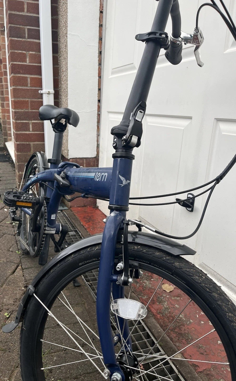 Tern Link B7 Folding Bike, Midnight Blue
