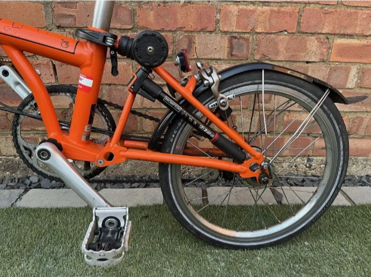 Brompton 3 gears Orange. Hard to find⁸ Colour !