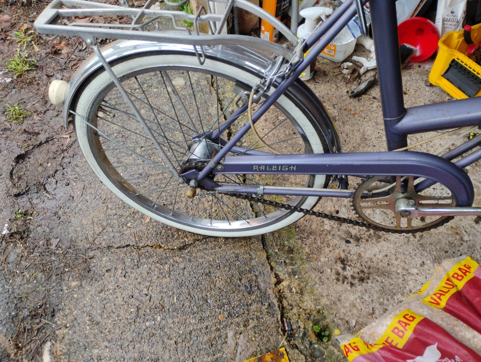 Raleigh stowaway bike, original Purple,