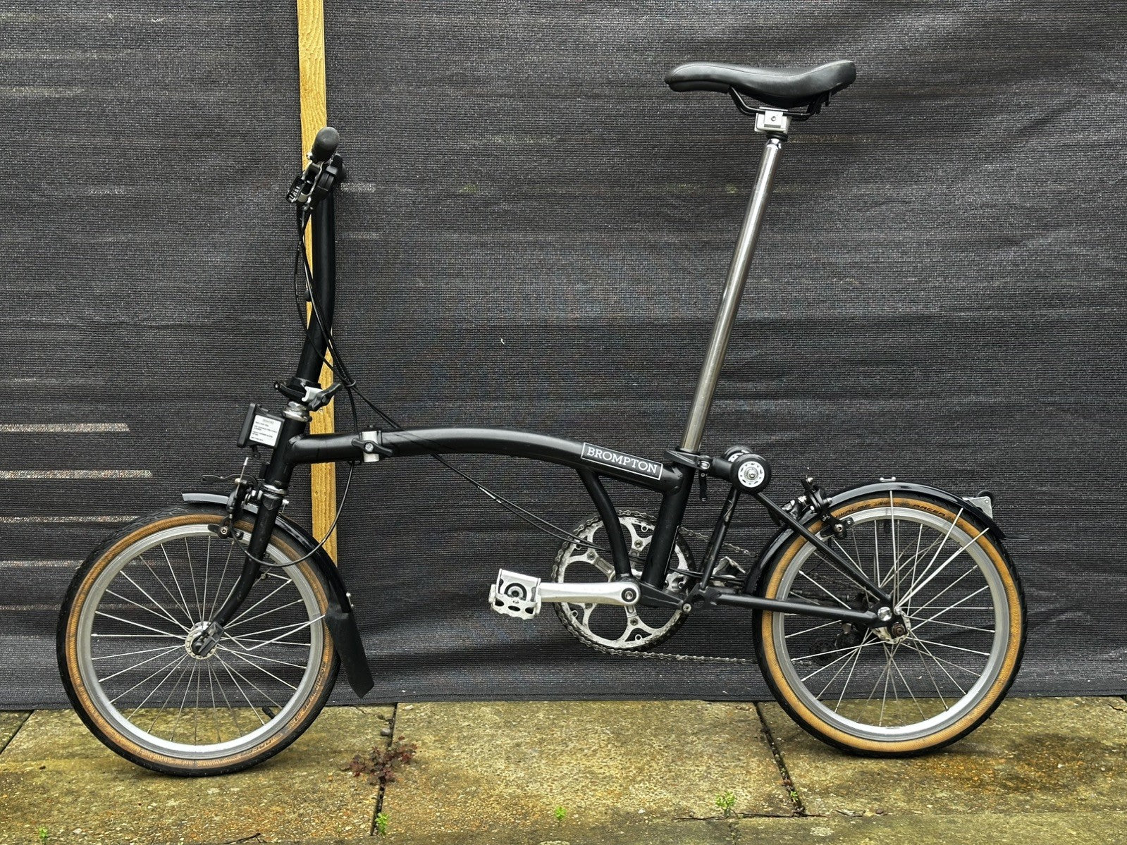 Brompton S2L in Black - 2020 C Line Urban