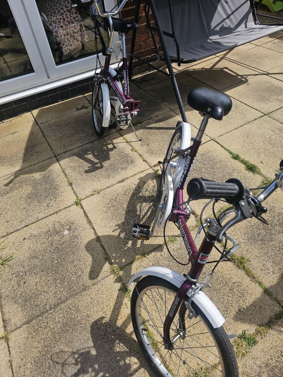 Unisex Universal Stowaway 3 Folding Bike 3 Speed, 20’’ Purple