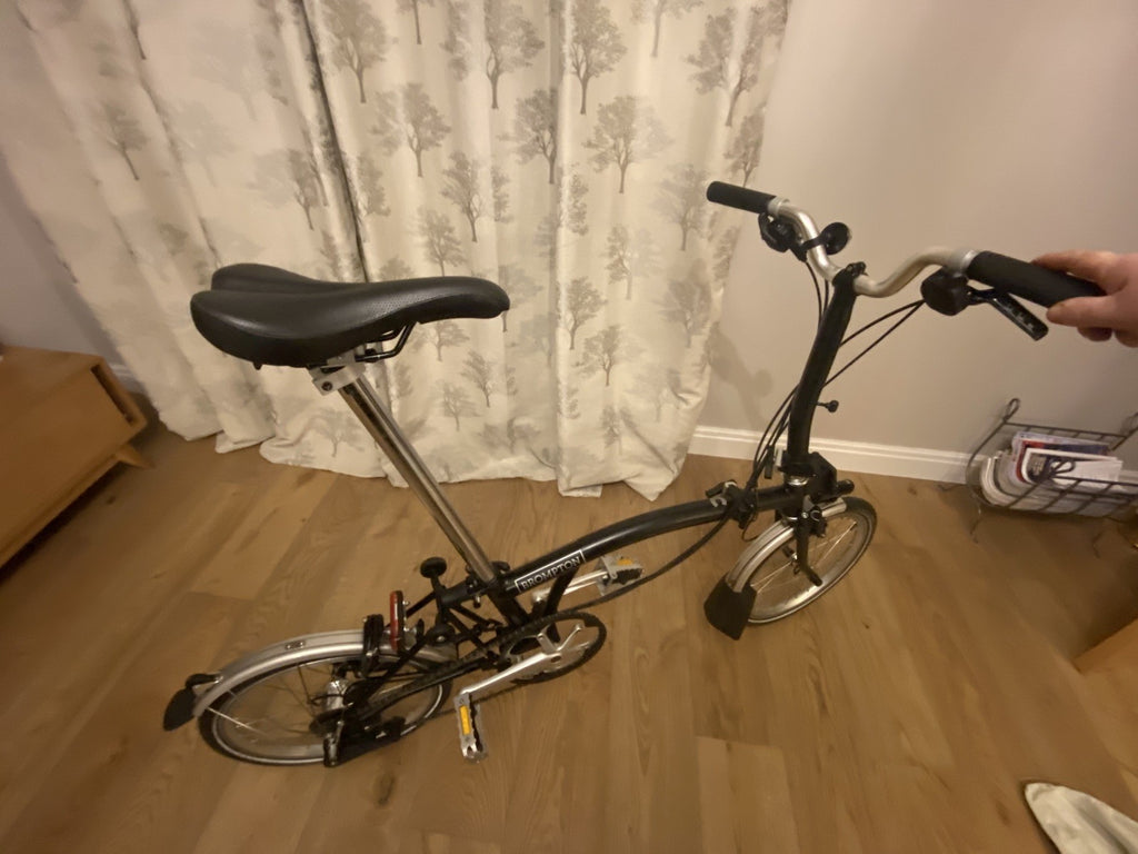 Brompton C Line 6 Speed In Black In A Very Good Used Condition.