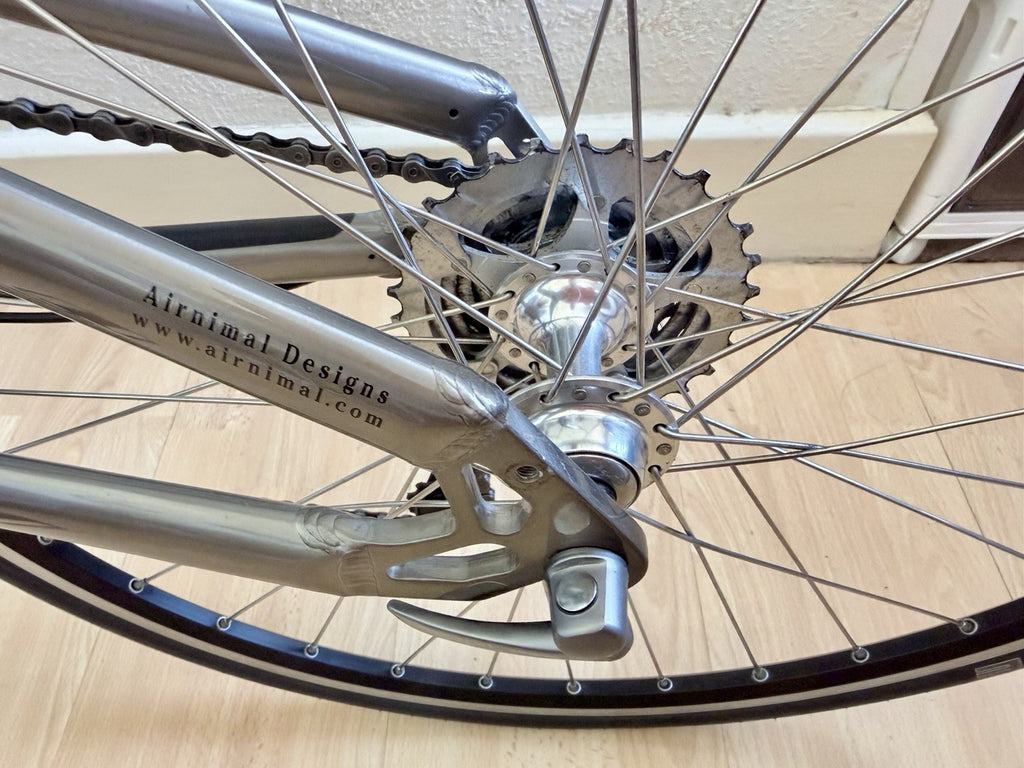 Airnimal Chameleon Folding Bike. Very Rare Naked Lacquer Finish. Stunning!