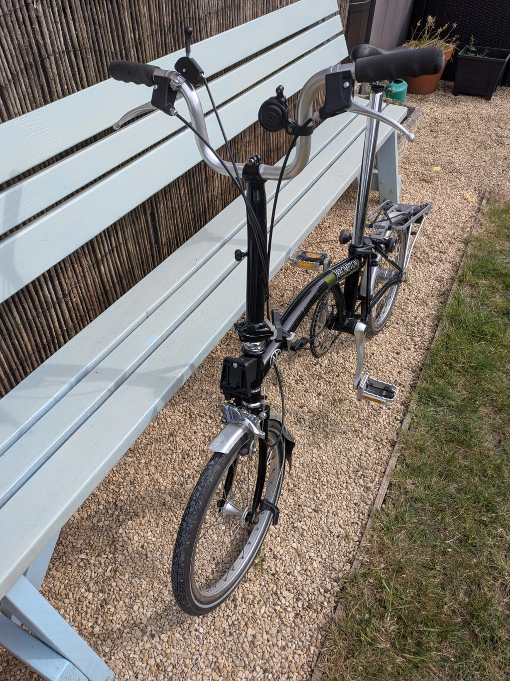Classic Brompton Folding Bike Folder 3-Speed, Black, Upgraded (=M3R)