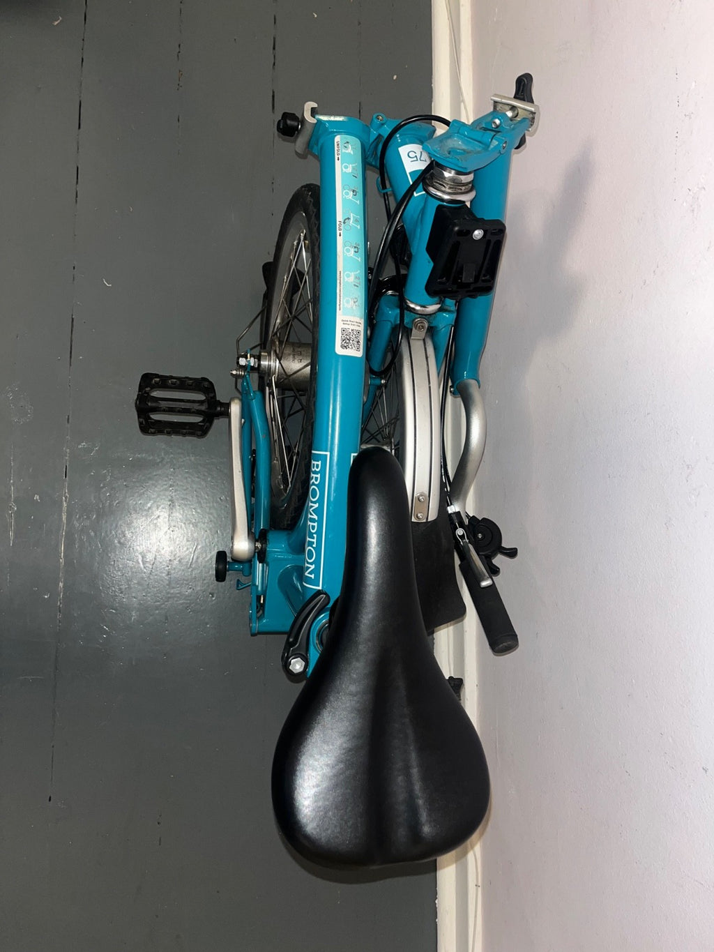 Brompton B75 16" Folding Bike - Blue