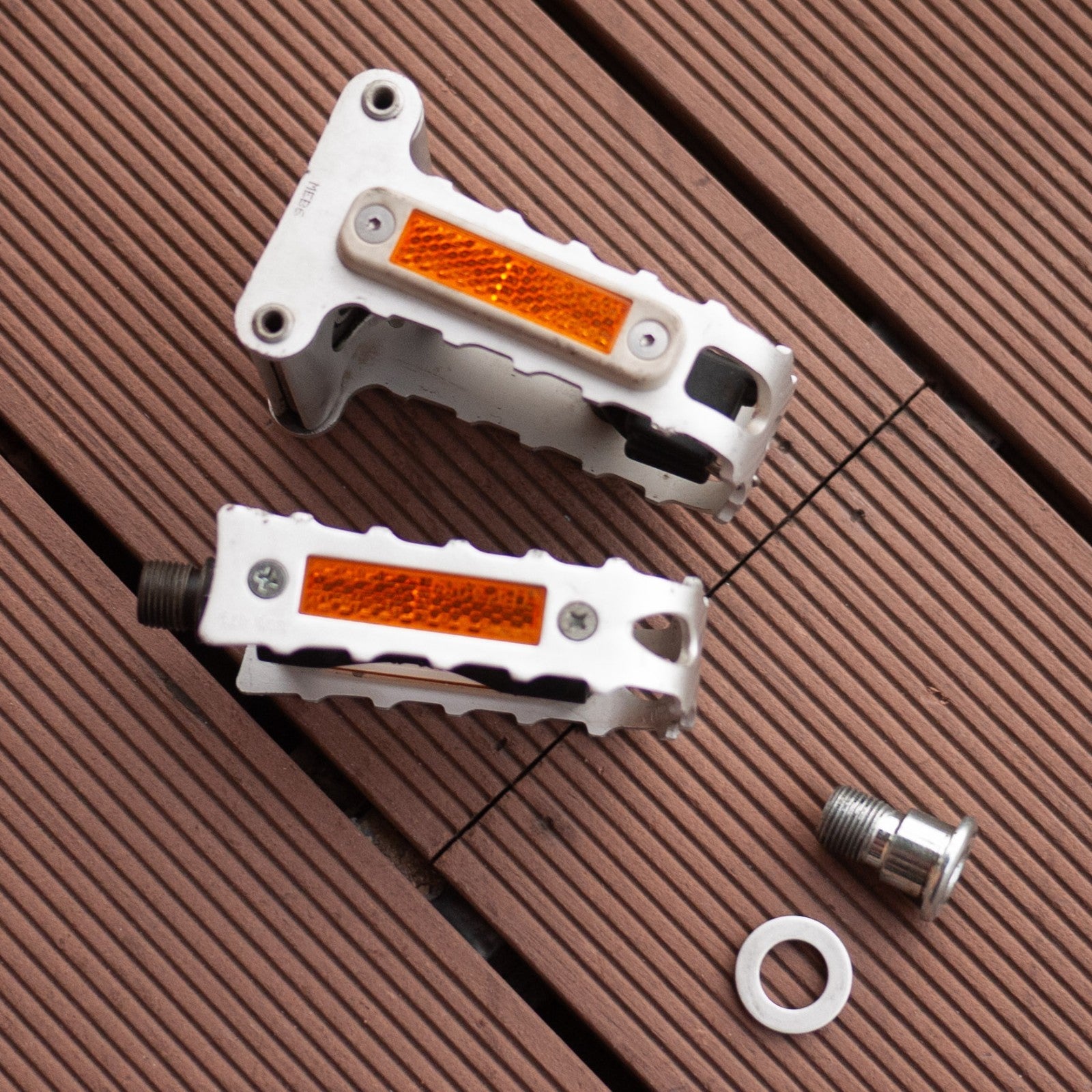 Brompton Folding Bike Folding Pedal Silver - Pair RRP£67