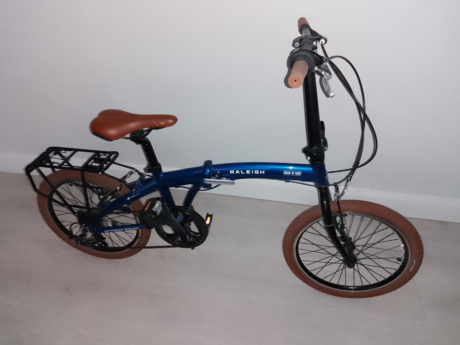 raleigh stowaway folding bike bicycle bikepacking touring