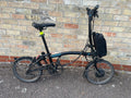 Brompton Electric 6-speed Folding Bike (Black) - Well Used & Needs a Service