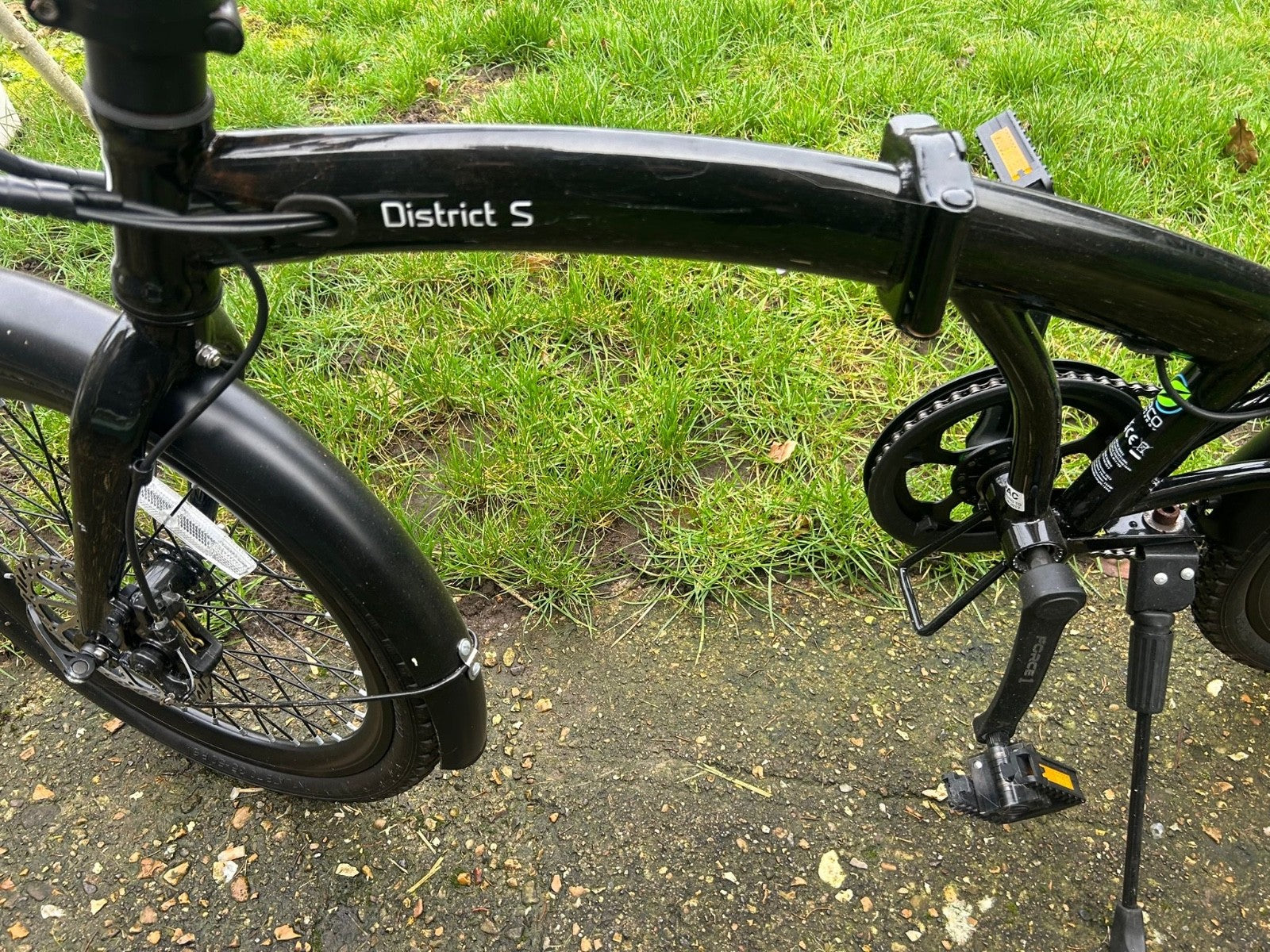 Eco Energy E Move District S Black Fold Down Electric City Bike