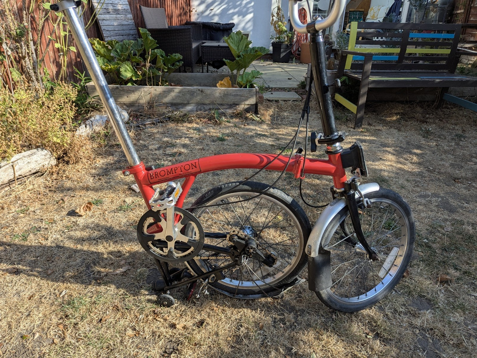 Vintage Brompton 5 Speed 1990's - Lightly used.
