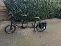 Ecosmo 20TF01BL 20 Inch Wheel Folding Tandem Bicycle Bike - Black
