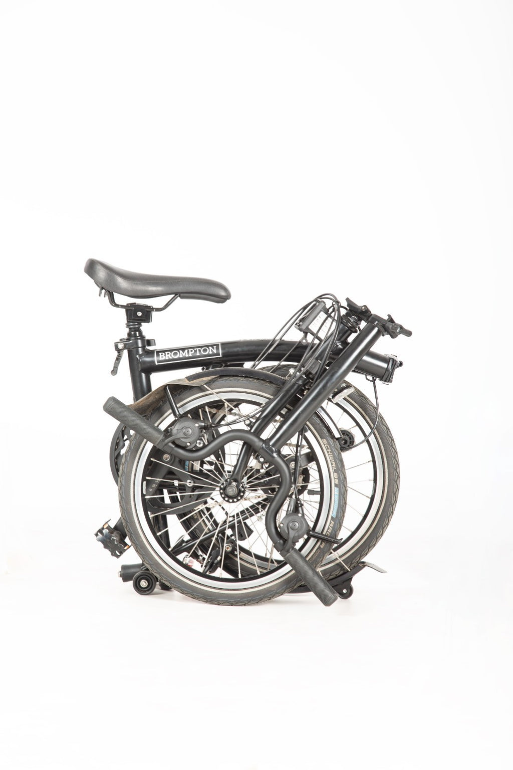 Brompton C Line 6 Speed Mid Bar Folding Bike, Steel Frame