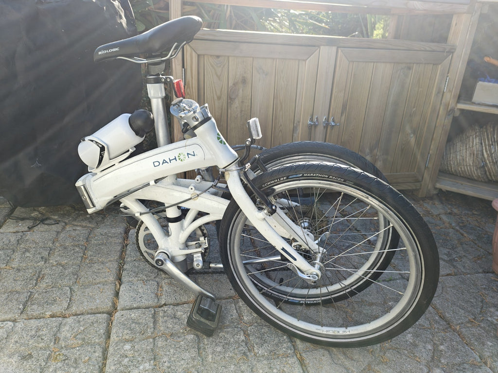 Dahon Mu Folding Bike Cycle White Aluminium
