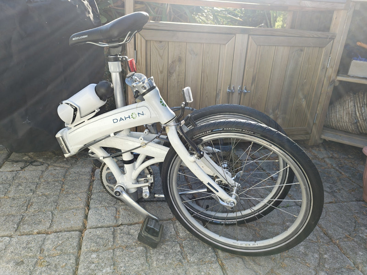 Dahon Mu Folding Bike Cycle White Aluminium