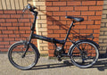 Ecosmo Black Folding Bike | New | 7 Speed | Rear Bike Rack