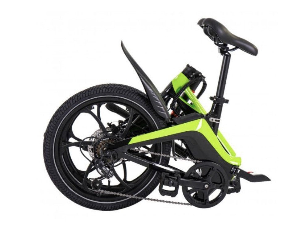 Falcon Flo Folding Bike In Green and Black Barely Used