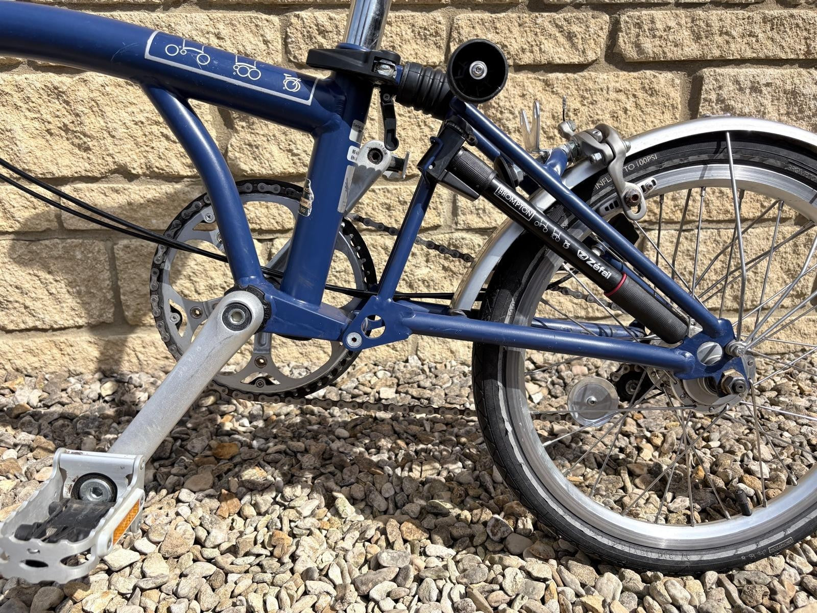 Brompton Folding Bike, 3-speed, M-bar