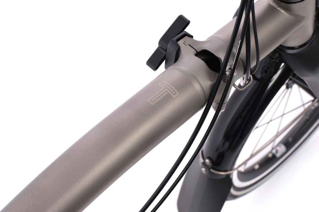 Brompton T Line 2026 4 Speed folding bike Grey M bar, New System
