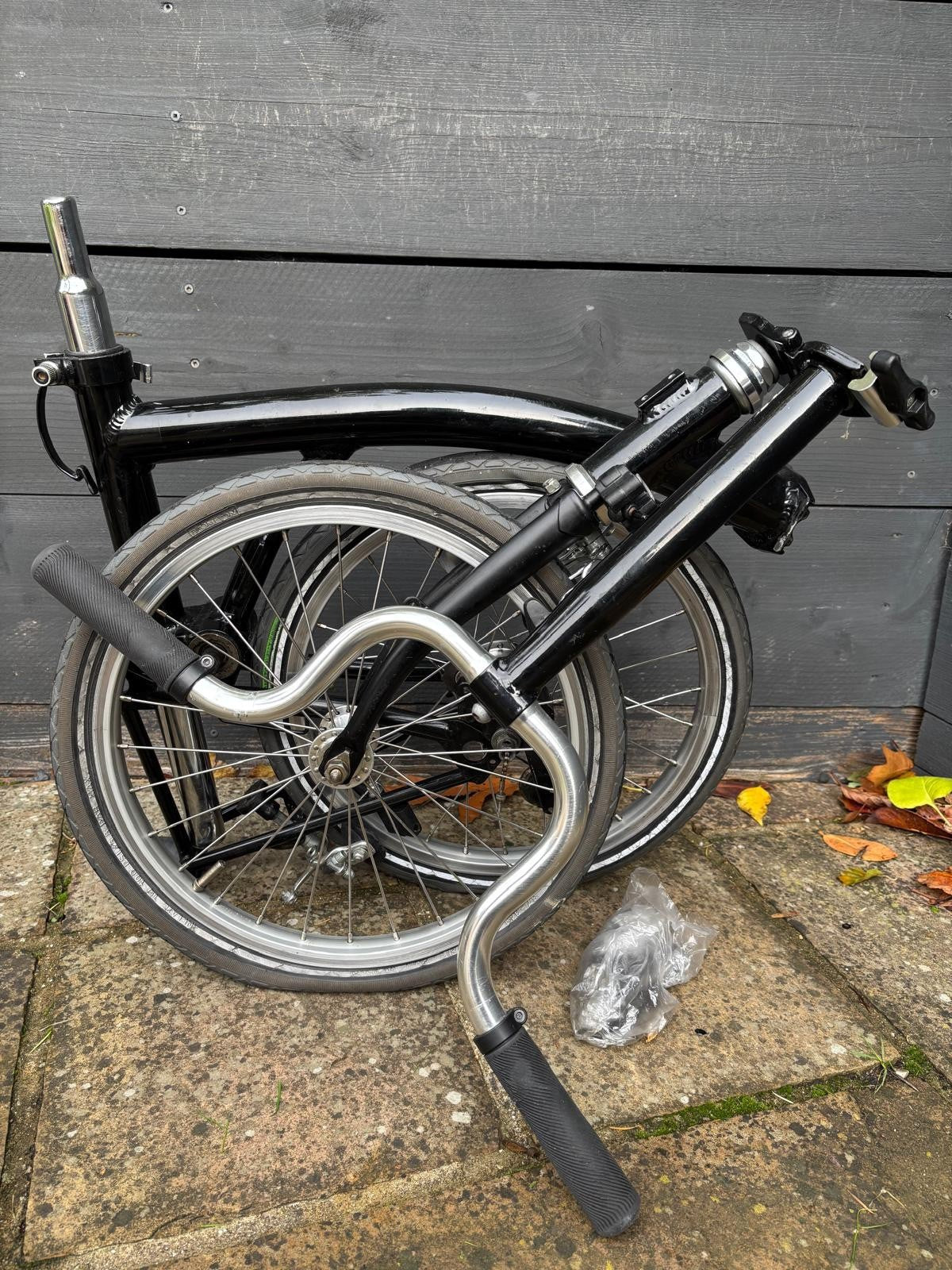 Project Folding Bike includes Genuine Brompton Front Forks SA 3 speed wheel set