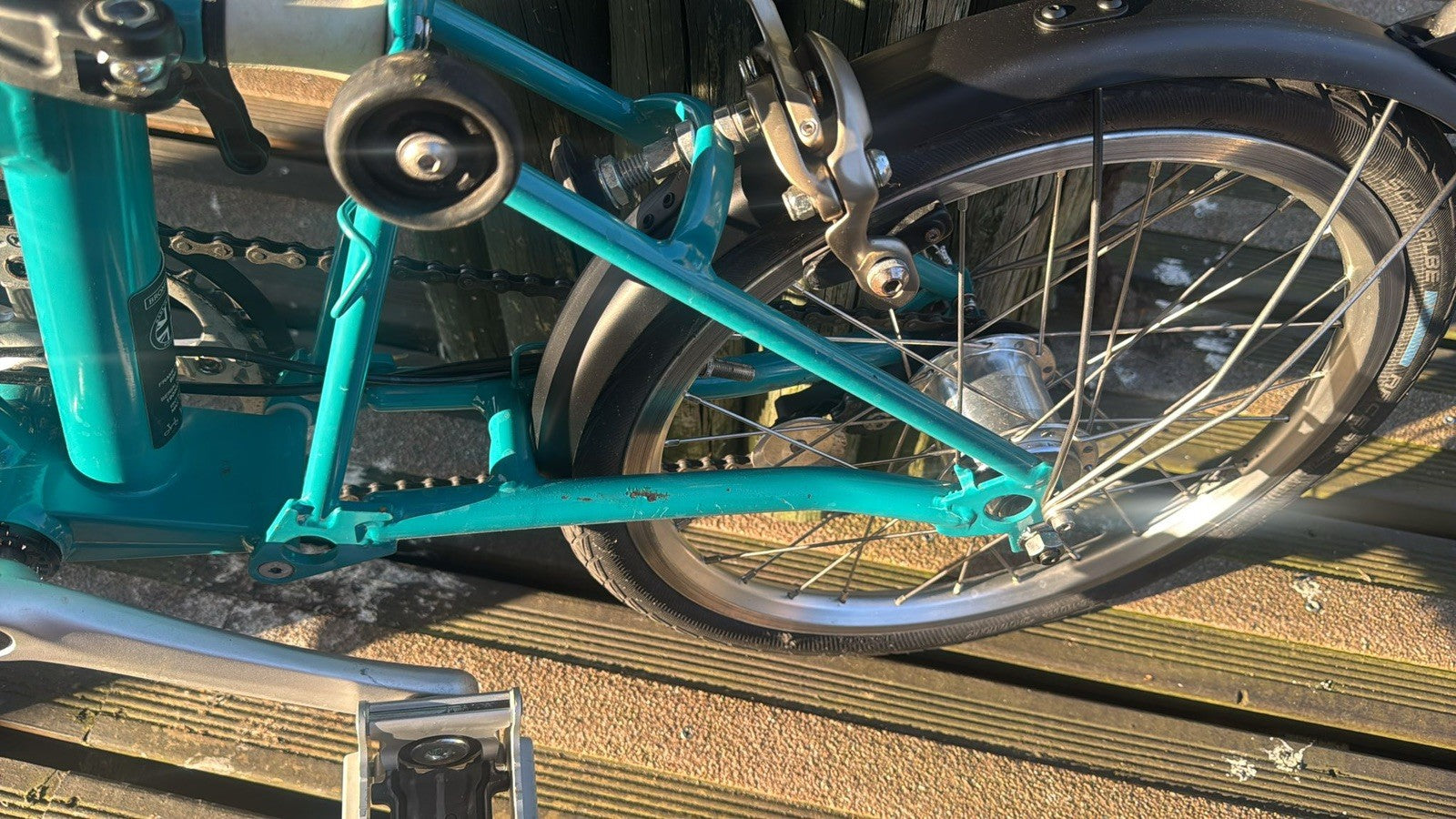 Brompton B75 16" Folding Bike - Blue