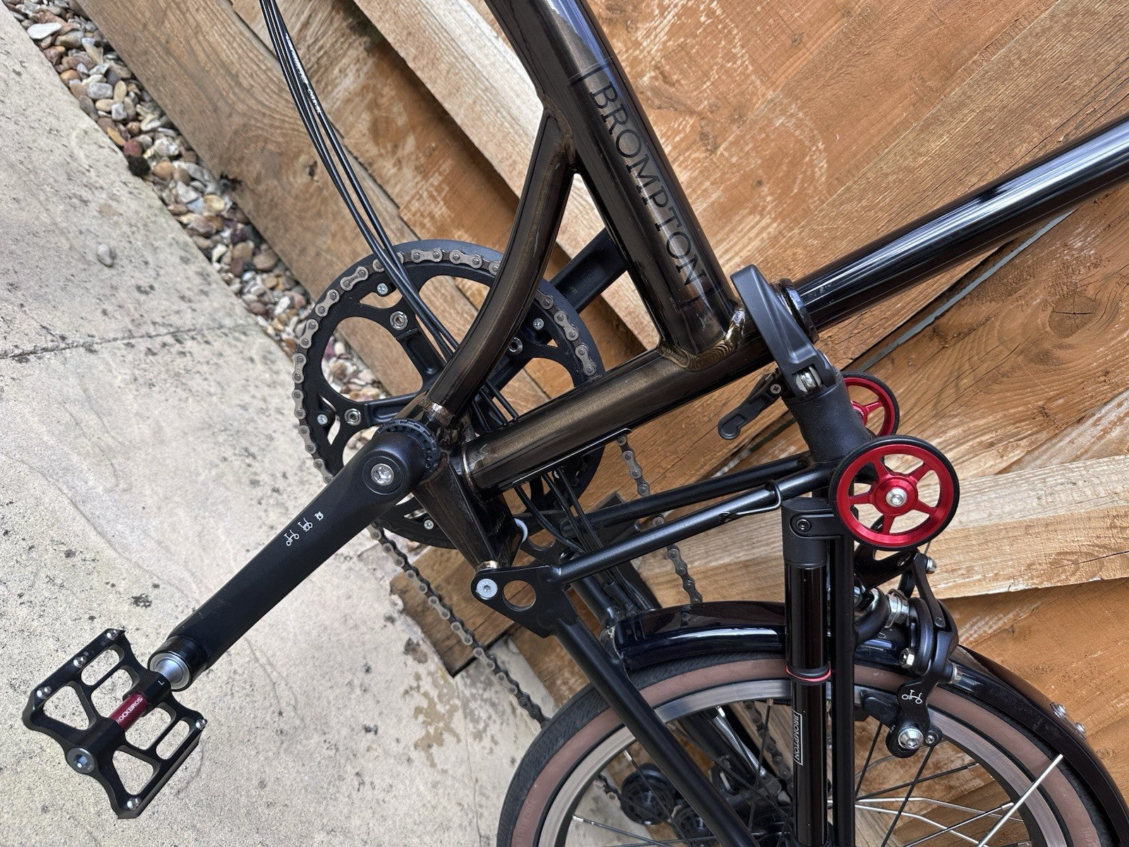 Brompton C Line 6-Speed Black Lacquer Edition Low Bar