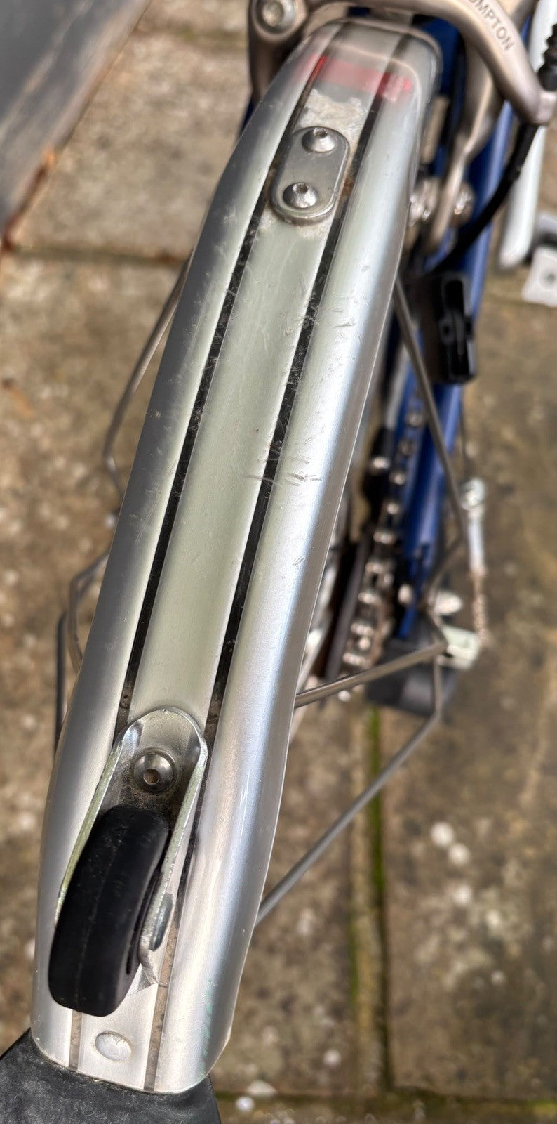 Brompton H6L C Line 6 Speed Folding Bicycle in Cobalt Blue - Light Leisure Use