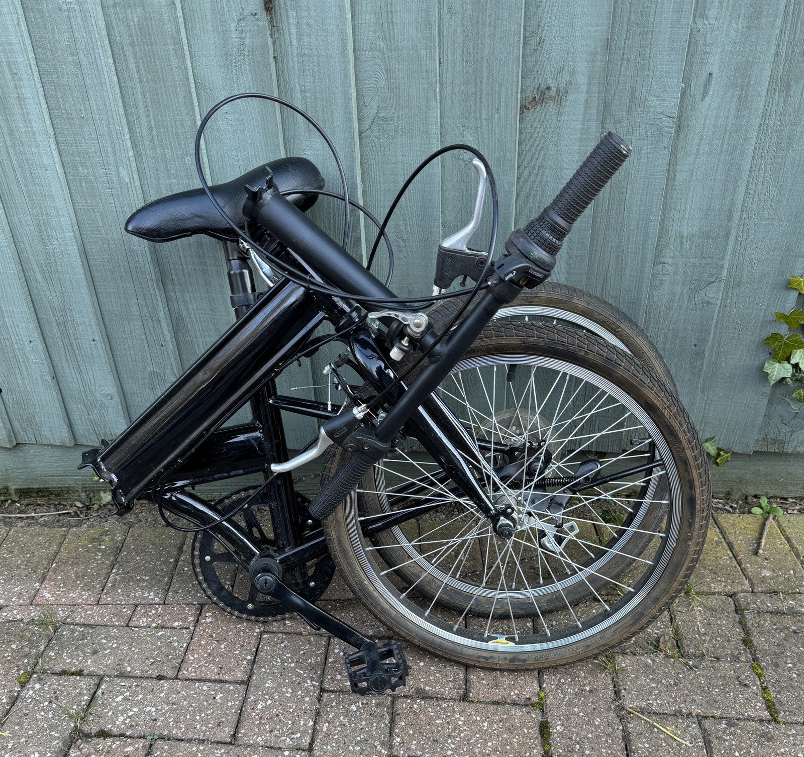 2 Folding Bikes, 1 Red and 1 Black, price is for both, 5 gears.