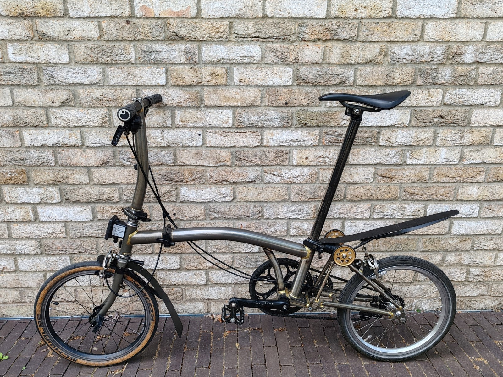 Brompton S2L Raw Lacquer 2 Speed Lightweight Upgraded Folding Bike