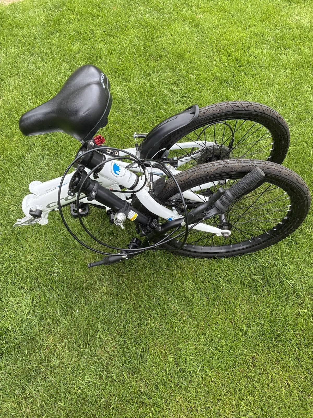 B'TWIN Tilt 500 Folding Bike 20 in Aluminium Red. Also a Cross CRF300.