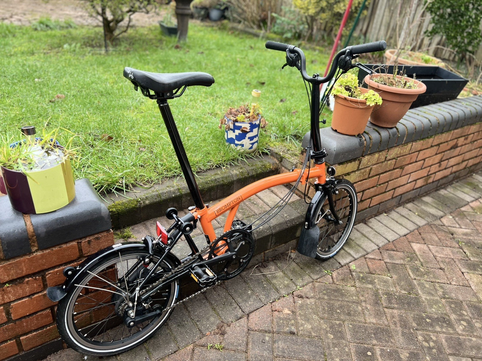 Brompton M6L Black Edition - Orange - Rare Ltd Edition colour and spec