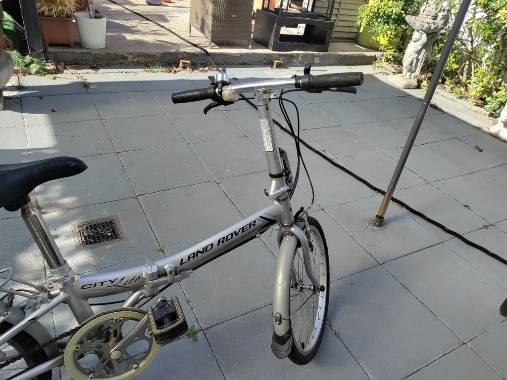 Land rover Silver Folding Bike- City Lite