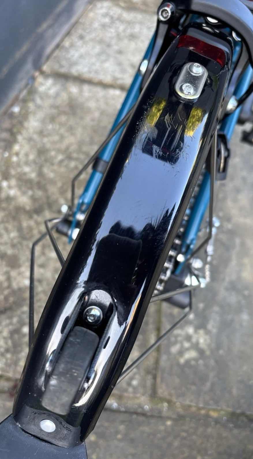 2023 Brompton C Line 6 Speed Urban Folding bicycle in Ocean Blue + Swytch E Kit